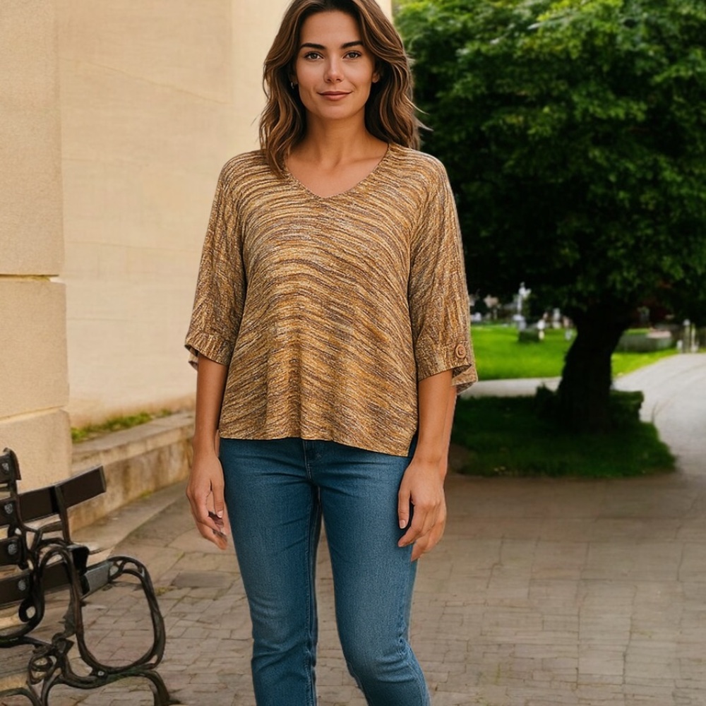 Charming Charlie brown , sienna blend poncho sweater! New